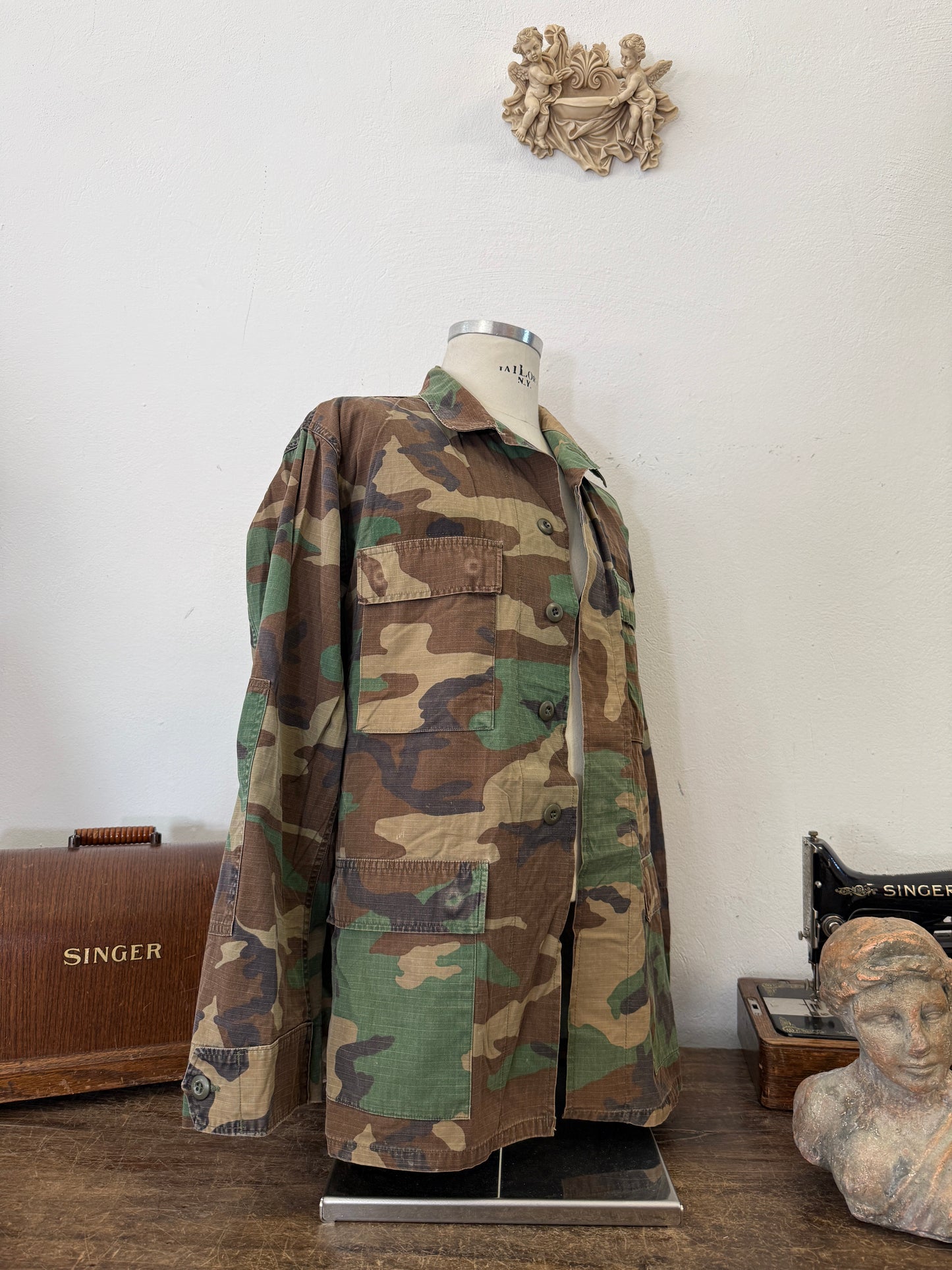 Vintage Ripstop Woodland Us Army Jacket “L/XL”