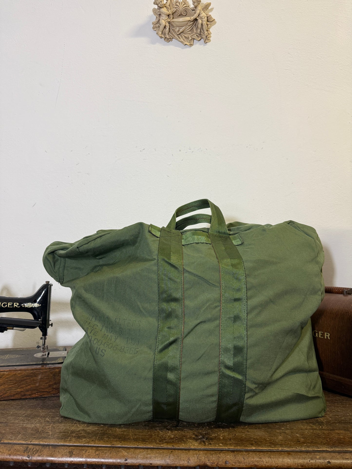 Vintage Nylon Us Flyers Kit Bag