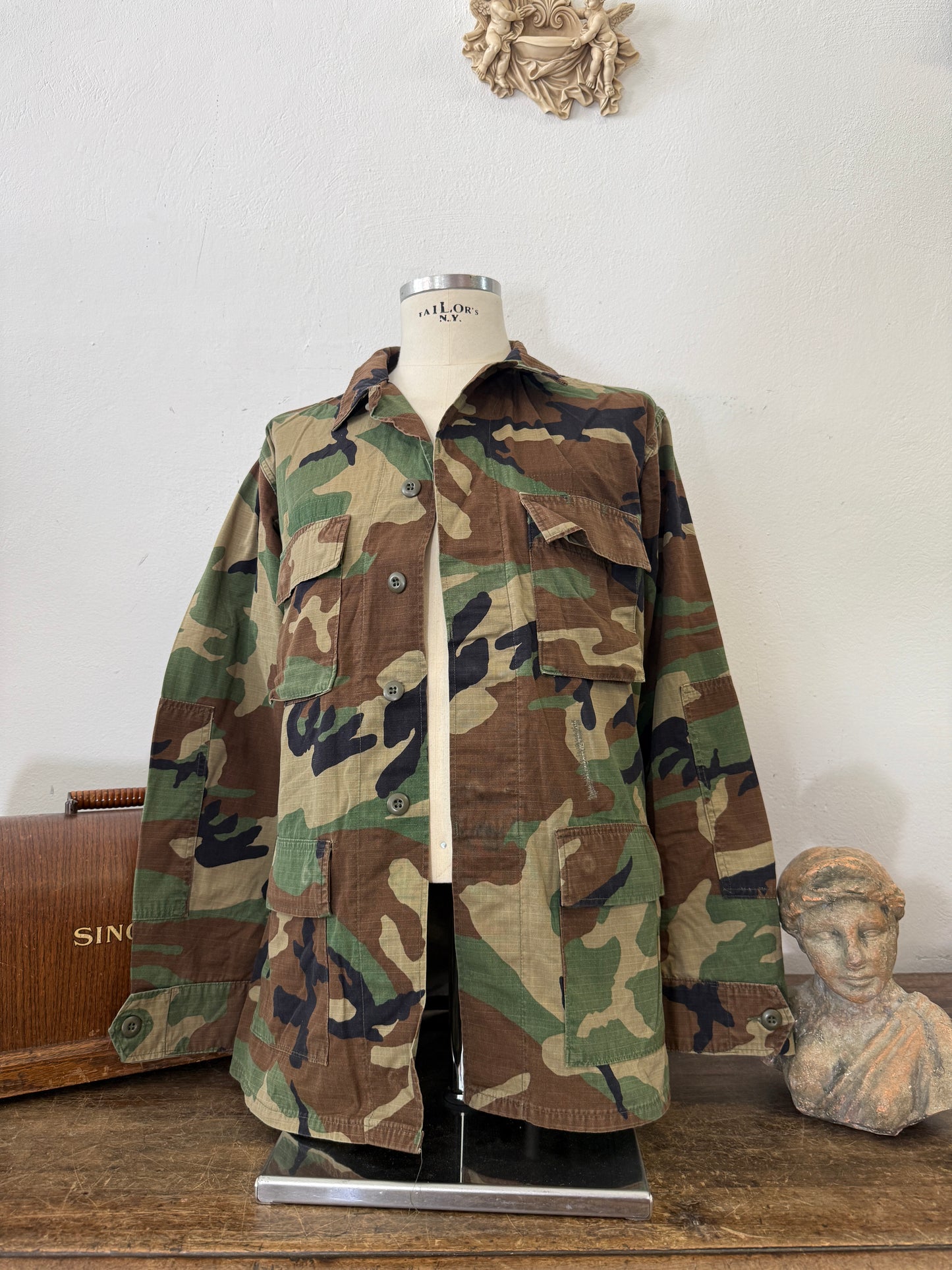 Vintage Ripstop Woodland Us Army Jacket “L/XL”