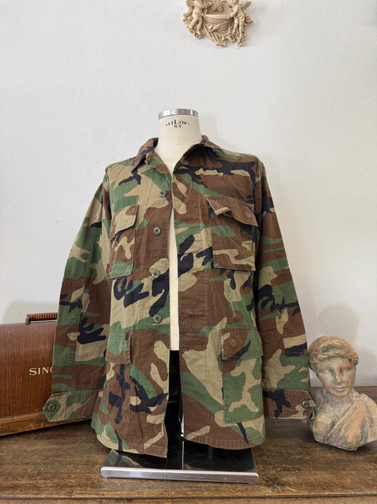 Vintage Ripstop Woodland Us Army Jacket “L/XL”