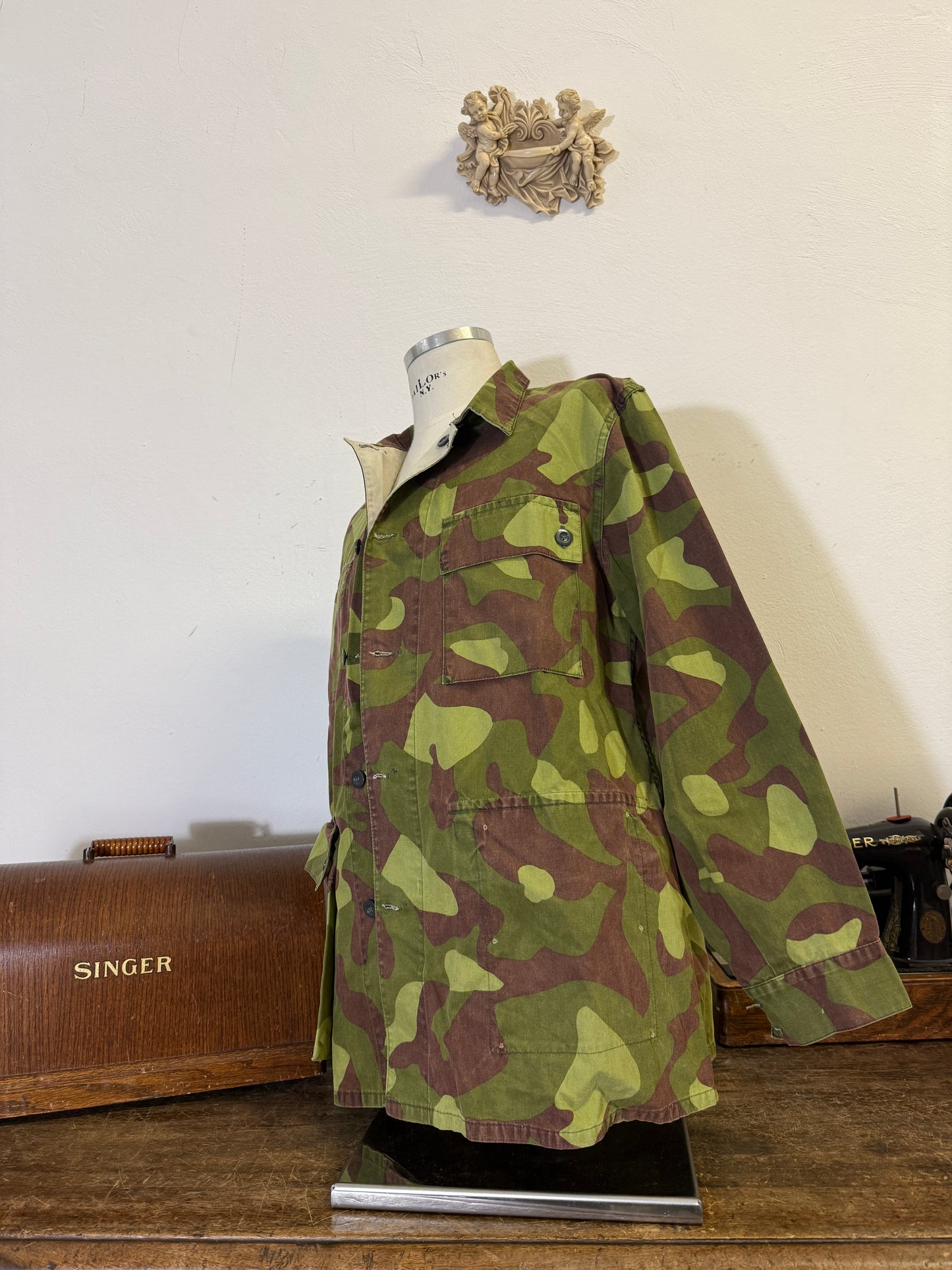 Vintage 60’s Rare Finnish Camo Jacket “L”