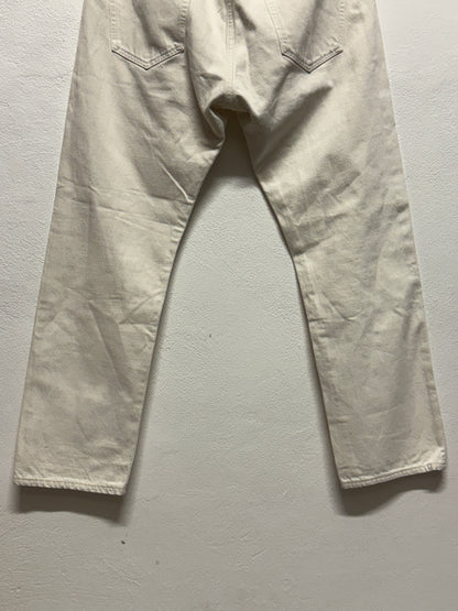 Selvedge Trousers in Japanese Ecru Fabric “W34”
