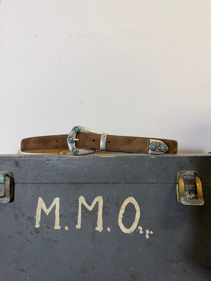 Padded Suede Belt – Mancini 1979 x Mister Archive®