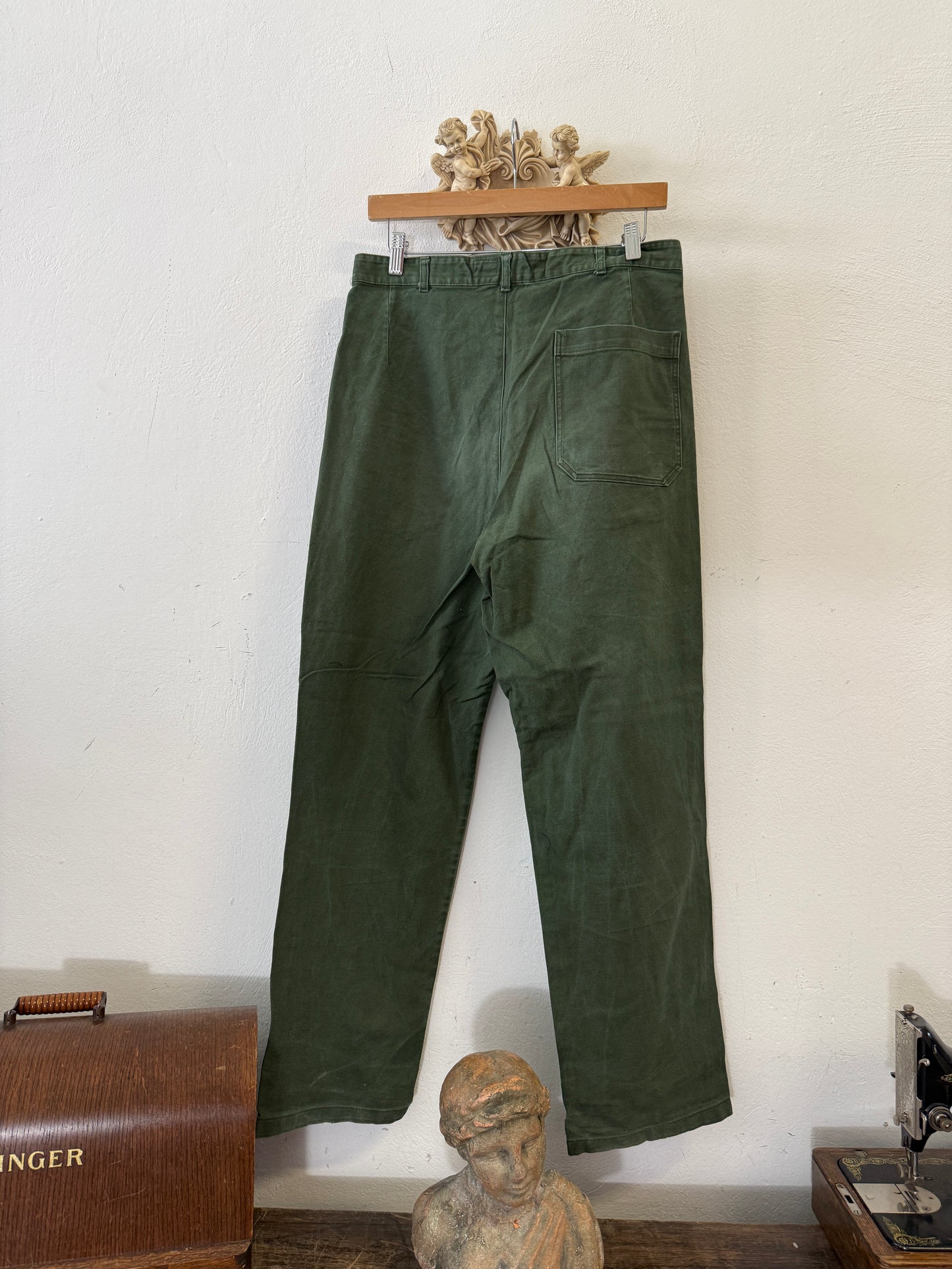 Vintage Swedish Army Fatigue Pants “W32”