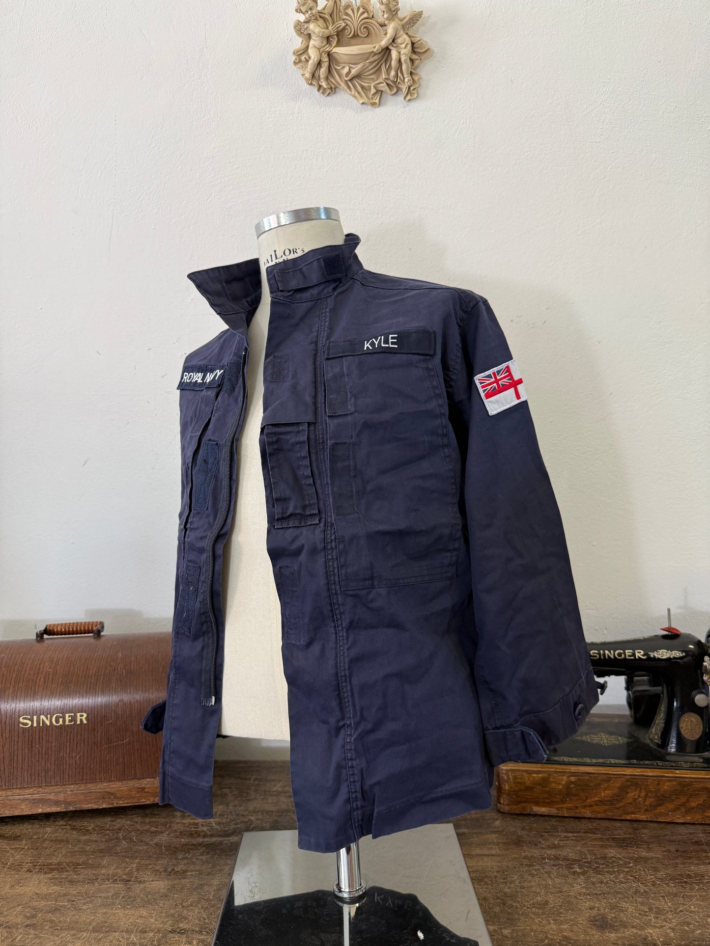 Vintage British Royal Navy Jacket “S”