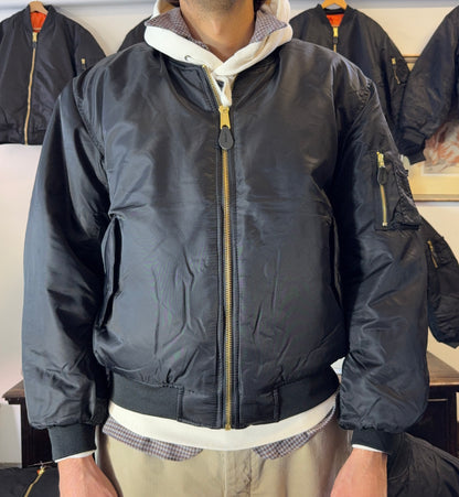 Black Bomber Jacket MA1
