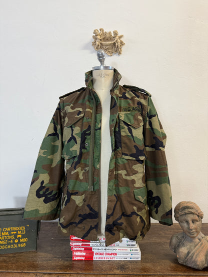 Vintage Woodland Field Jacket M65 Us Army “S”