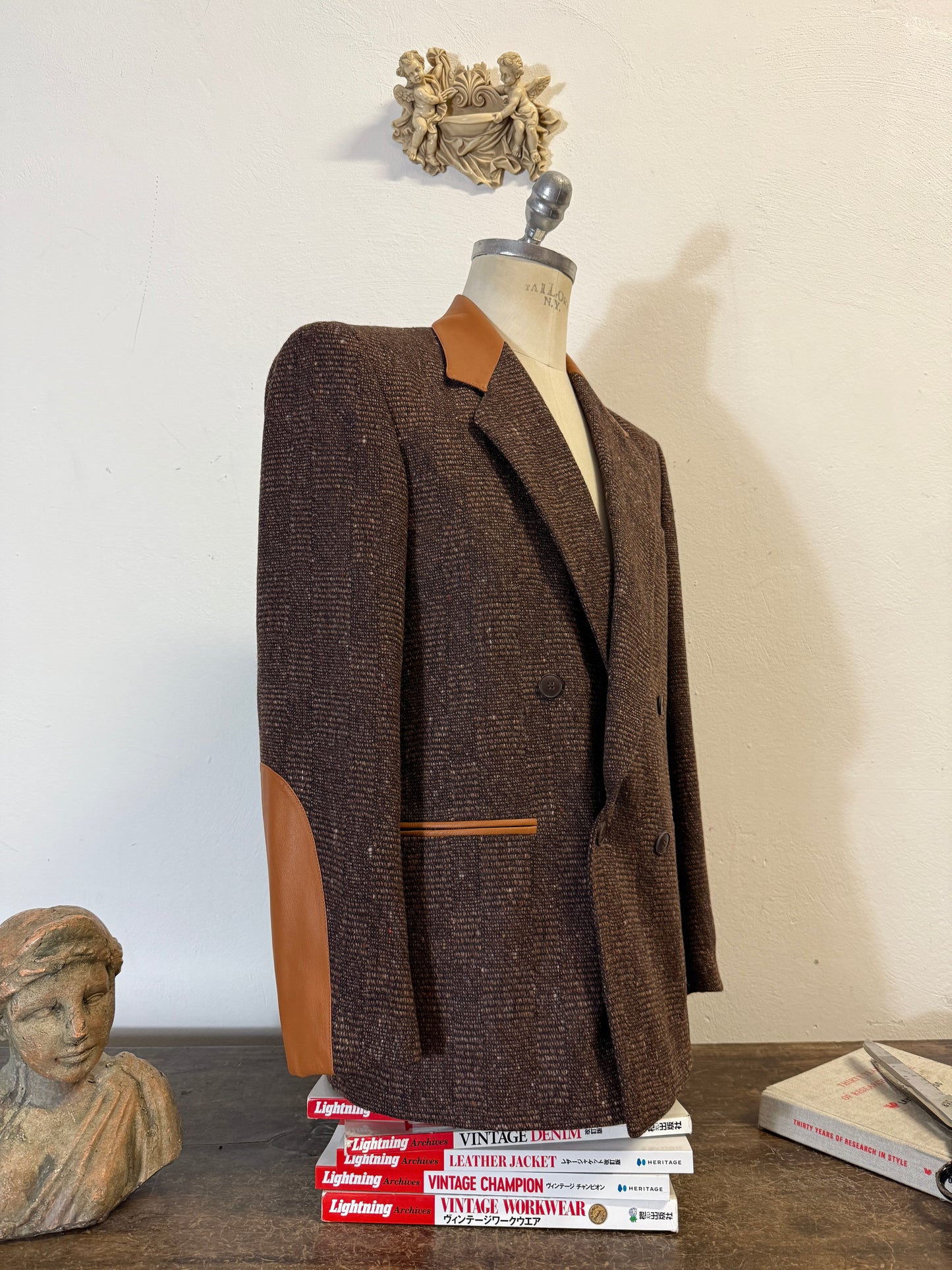 Vintage Wool Double Breasted Jacket  “M”