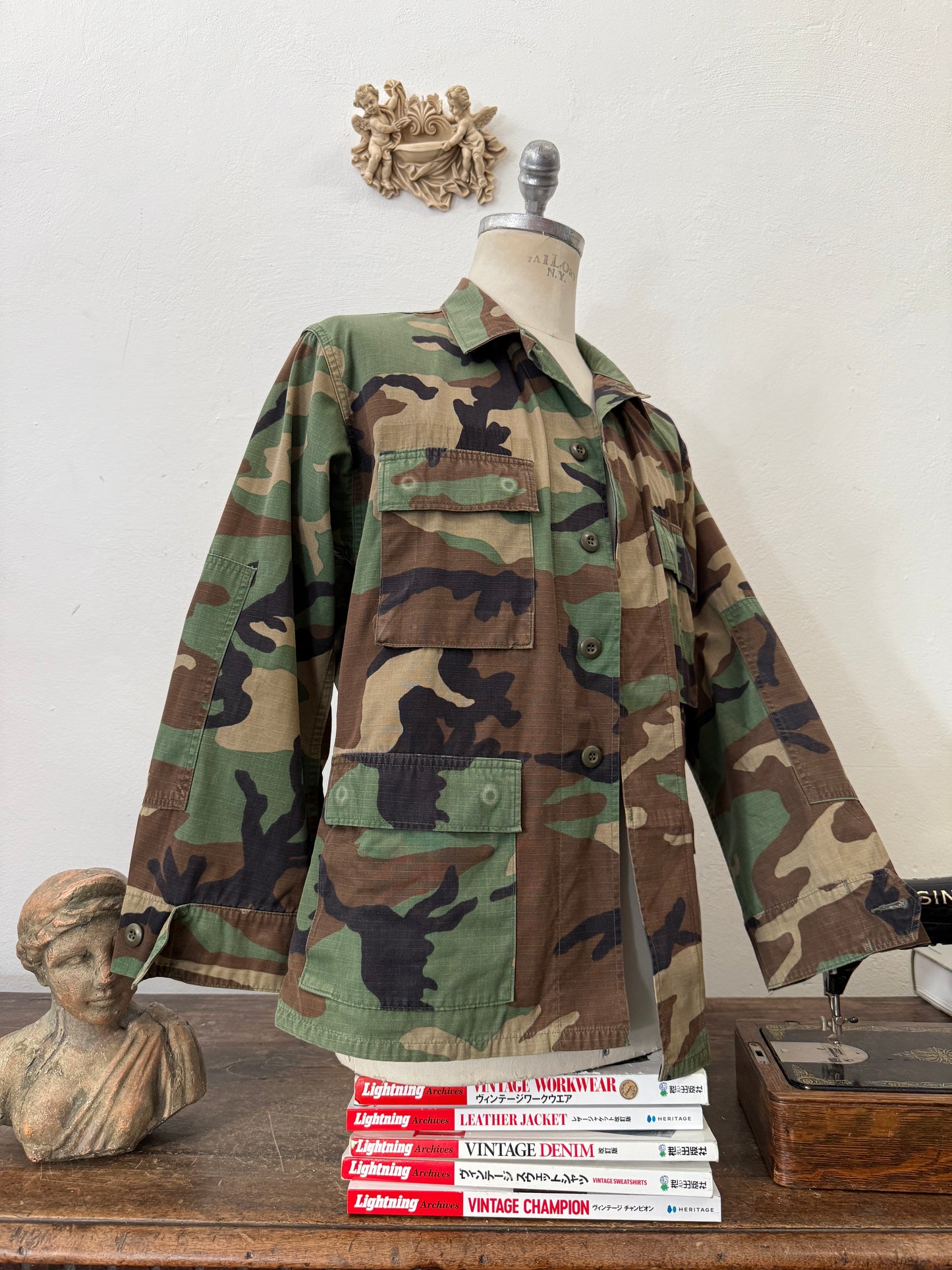 Vintage Woodland Jacket Us Army “M”