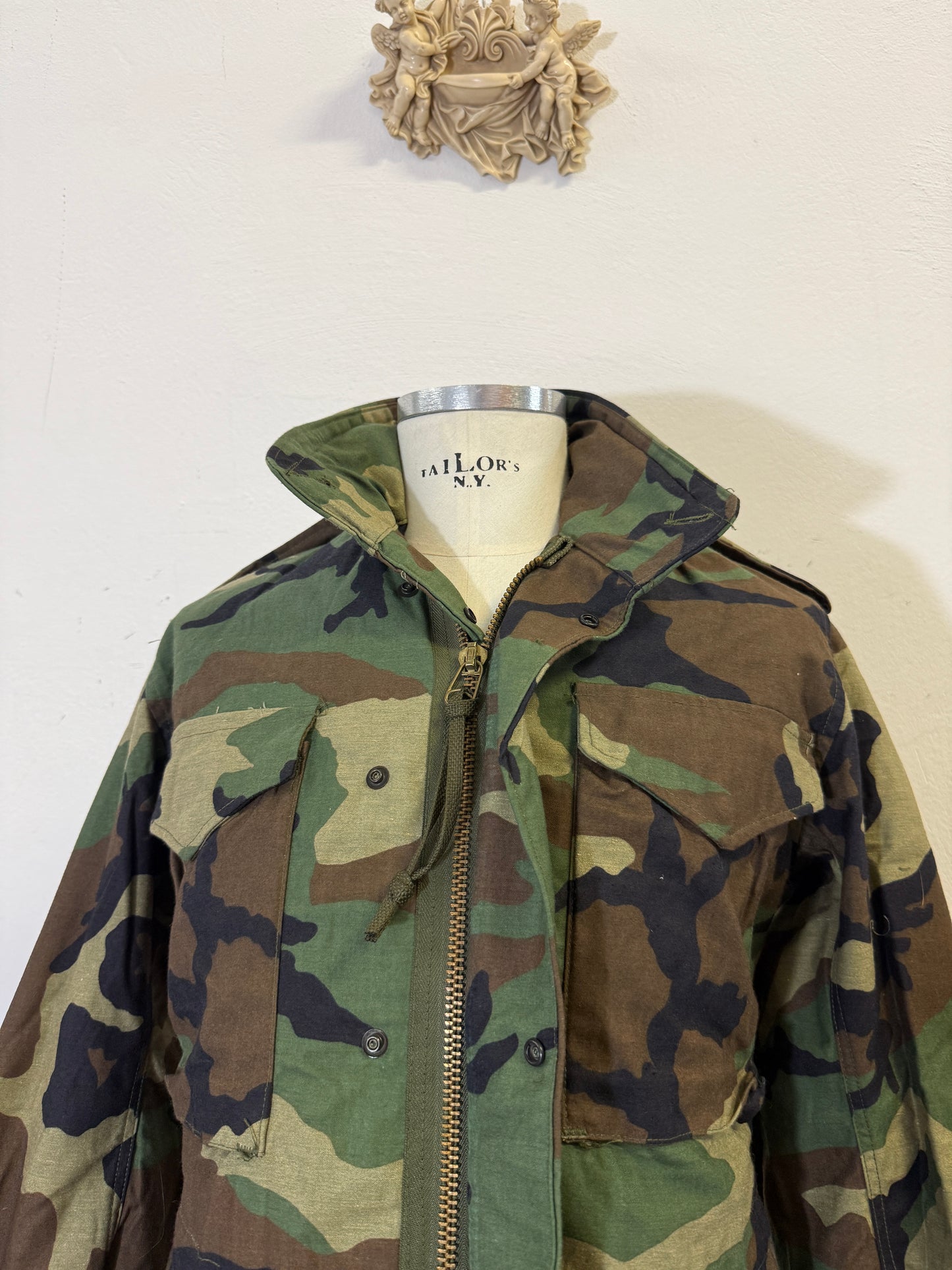 Vintage Woodland Field Jacket M65 Us Army “XS/S”