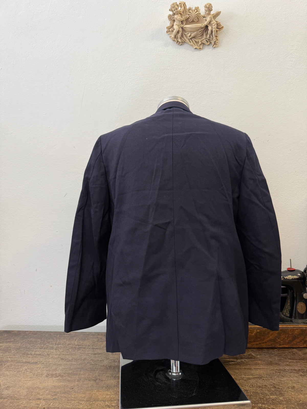 Vintage Italian Navy Double Breasted Jacket “S”