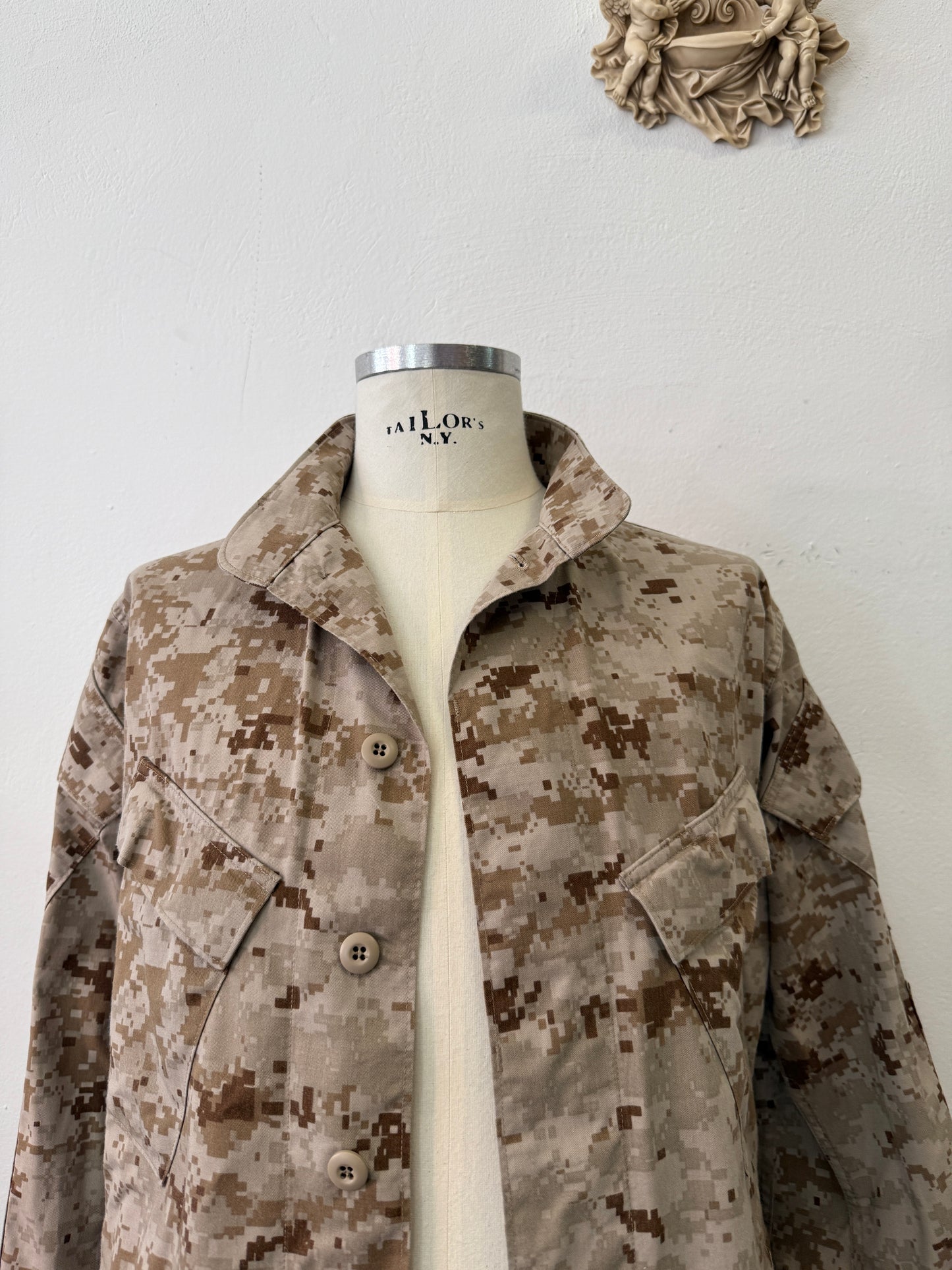 Vintage Us Marine Corps USMC Desert Marpat Combat Jacket “L”