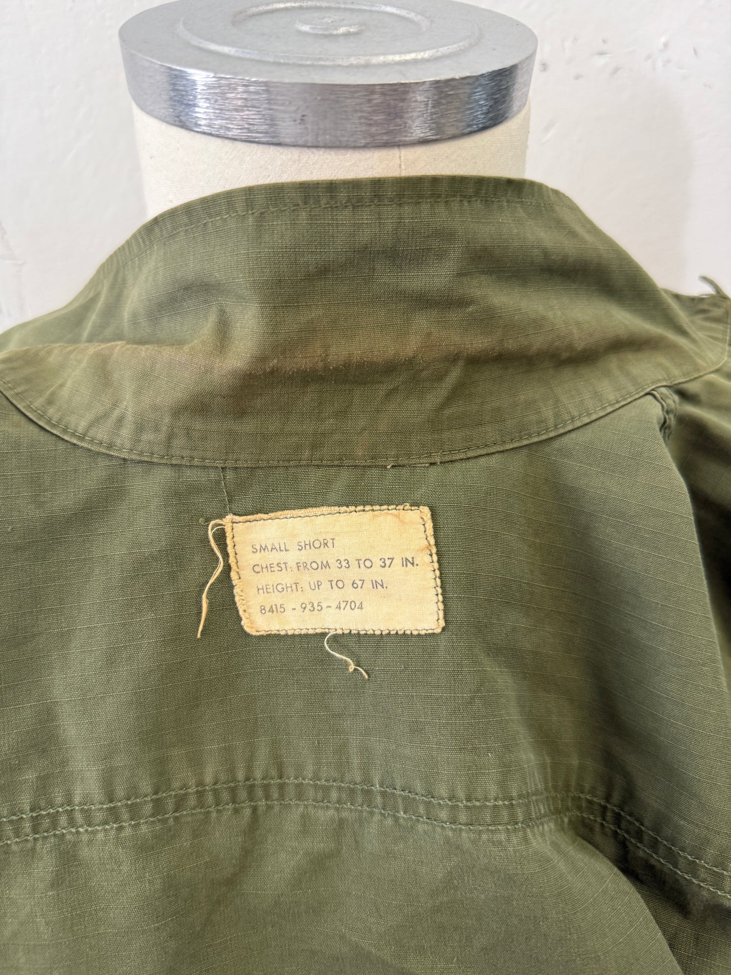 Vintage 60’s Jungle Jacket Us Army “S/M”