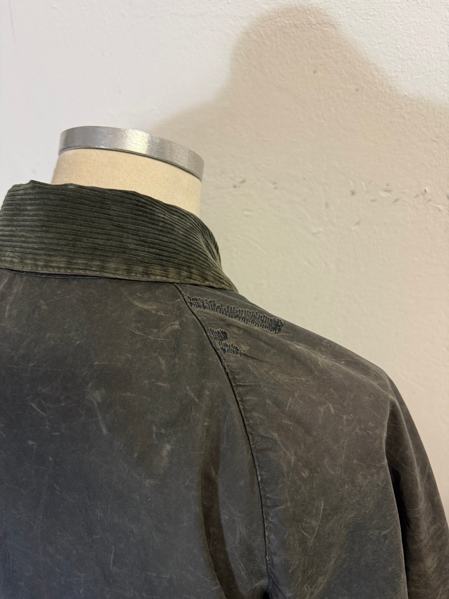 Vintage Barbour Bedale Jacket With Mending “S”