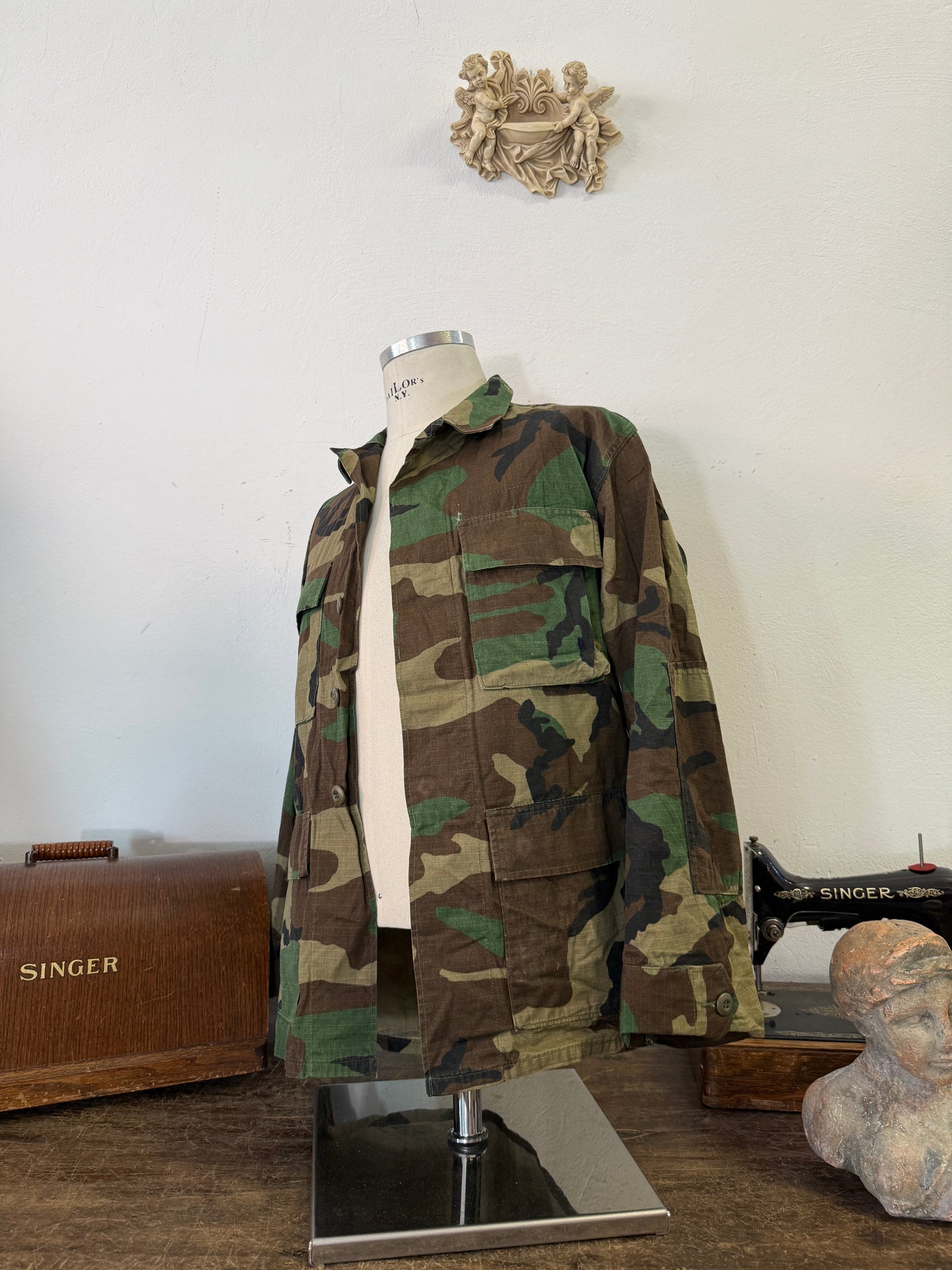 Vintage Ripstop Woodland Us Army Jacket “M”