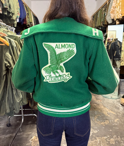 Vintage Varsity Almond Eagles Made in Usa “S”