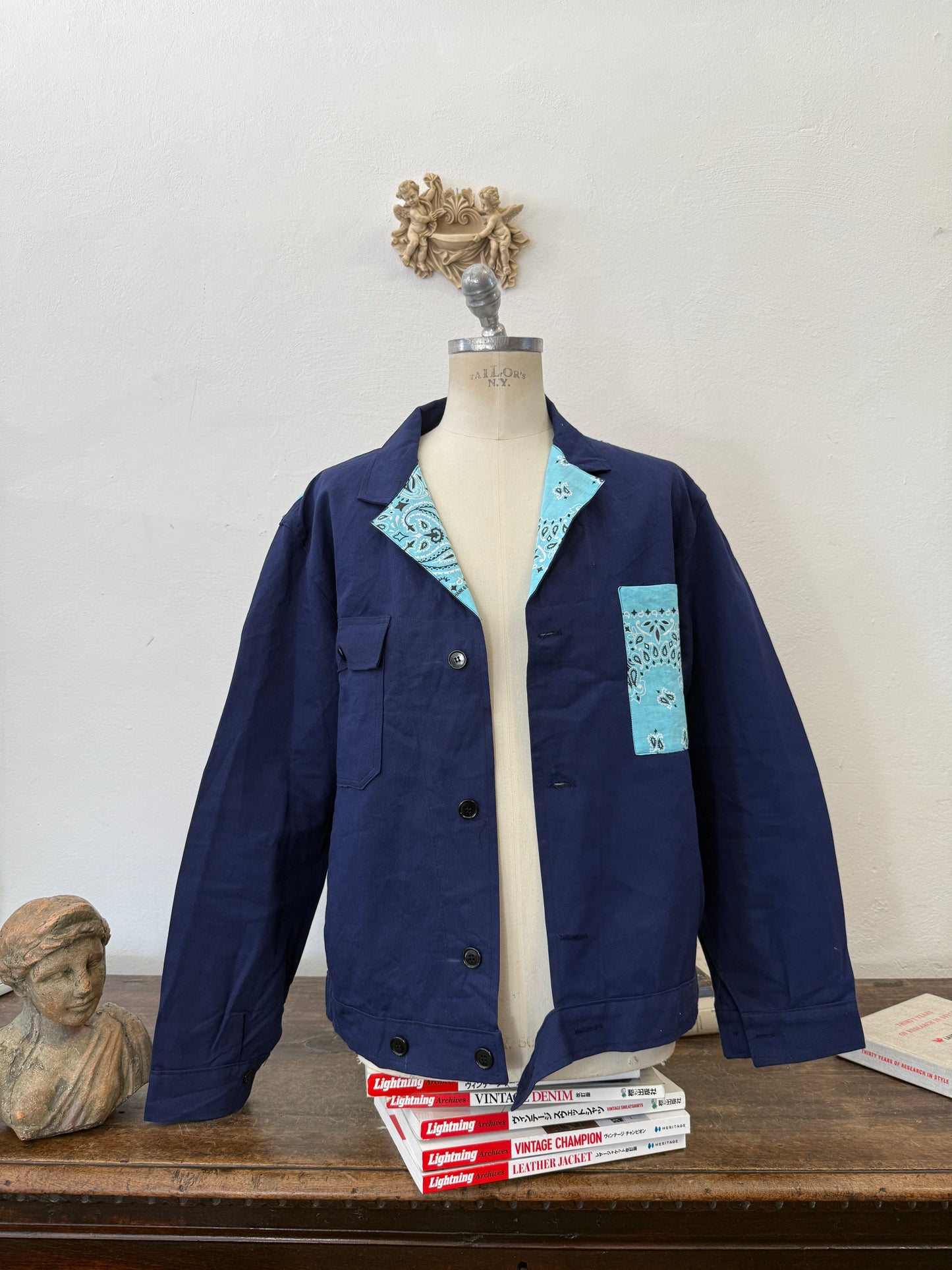 Vintage 70’s Bandana Workwear Jacket “XL”