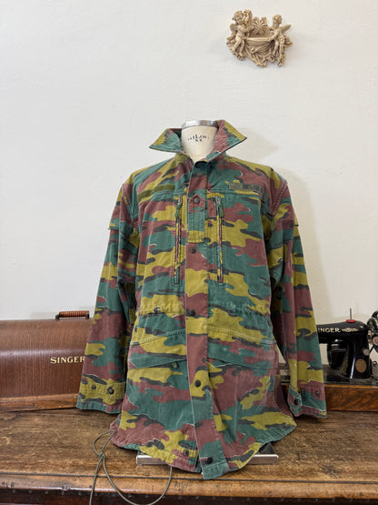 Vintage Belgian Army Camo Jacket “XL”