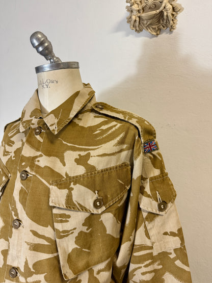 Vintage British Army Camo Jacket “L”