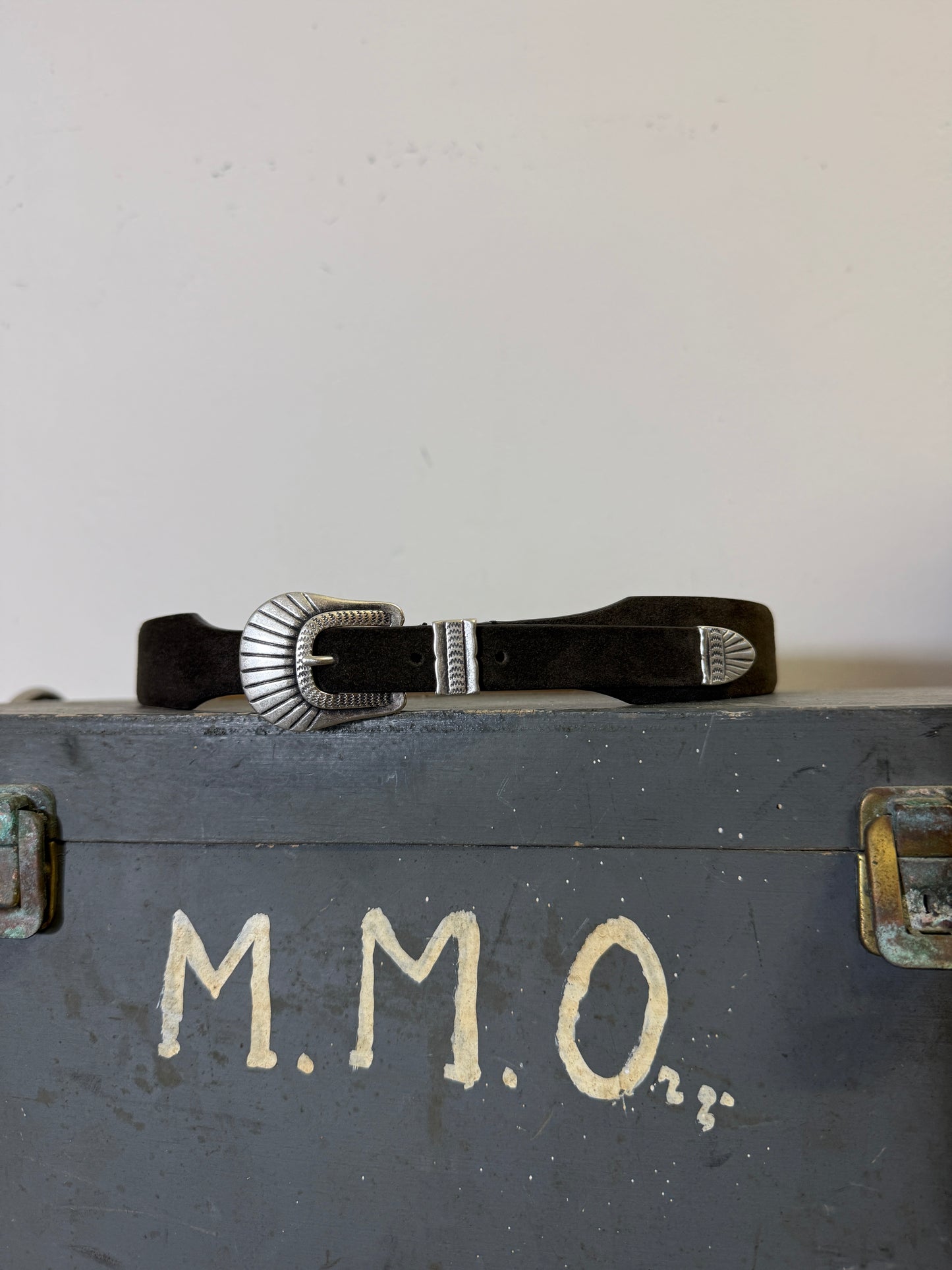 Western Suede Belt - Mancini 1979 x Mister Archive®