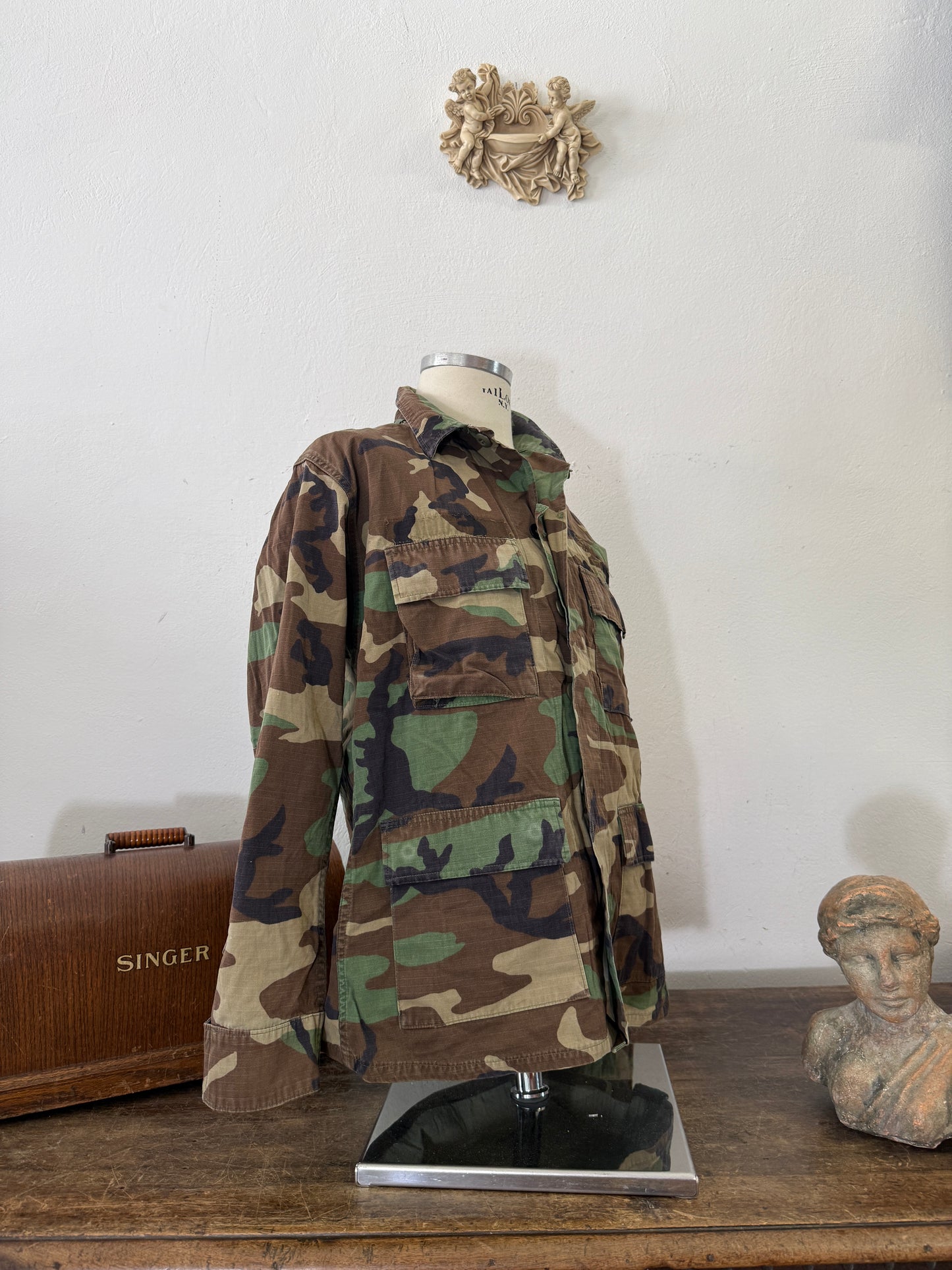 Vintage Ripstop Woodland Us Army Jacket “L”