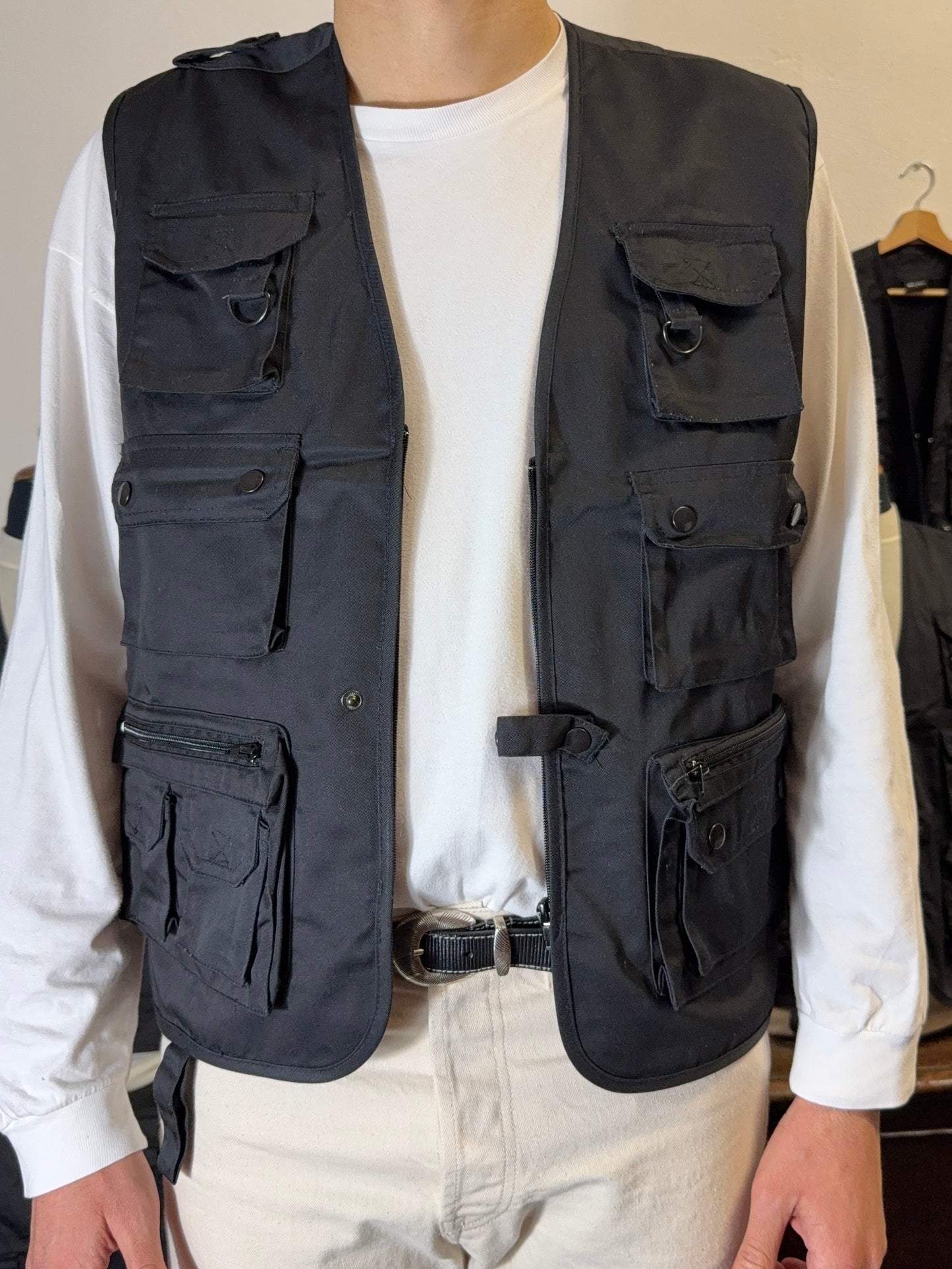 Black Tactical Utility Vest