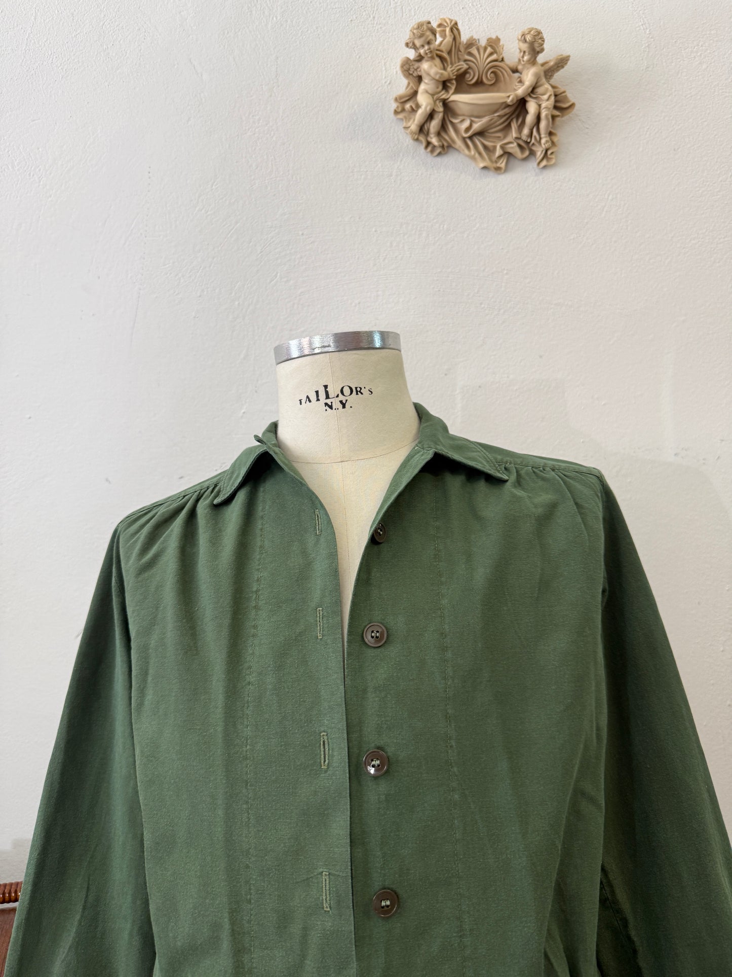 Vintage 80’s Woman Swedish Army Shirt - S