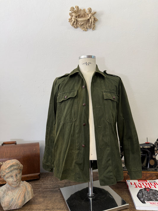 Vintage 80’s Faded Hungarian Army Shirt “M/L”