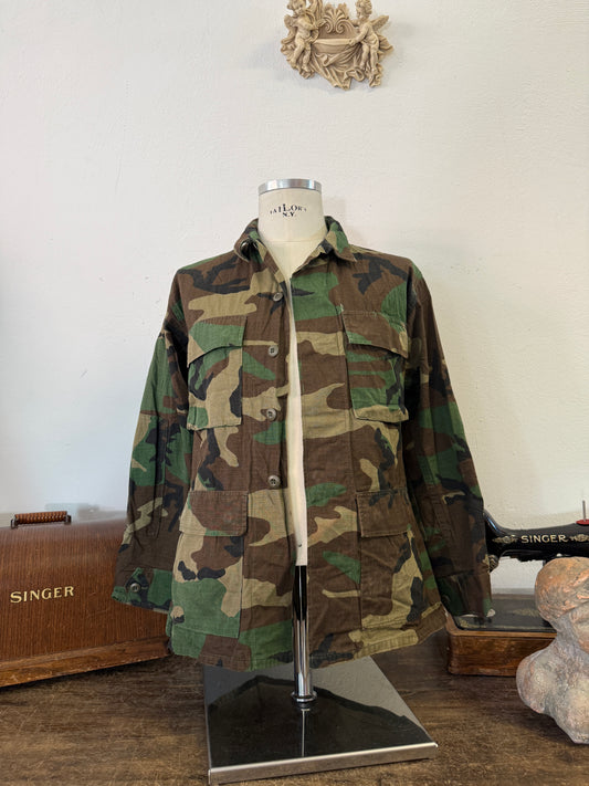 Vintage Ripstop Woodland Us Army Jacket “M”