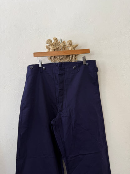 Vintage German Army Work Pants HBT “W35”