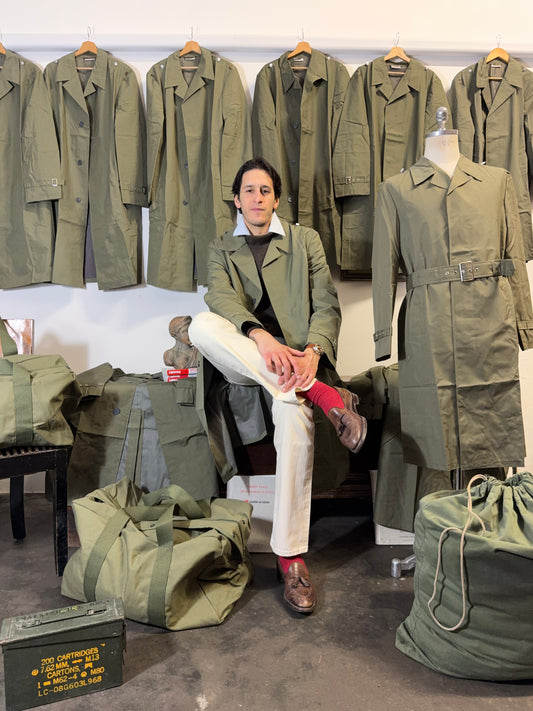 Deadstock German Army Raincoat