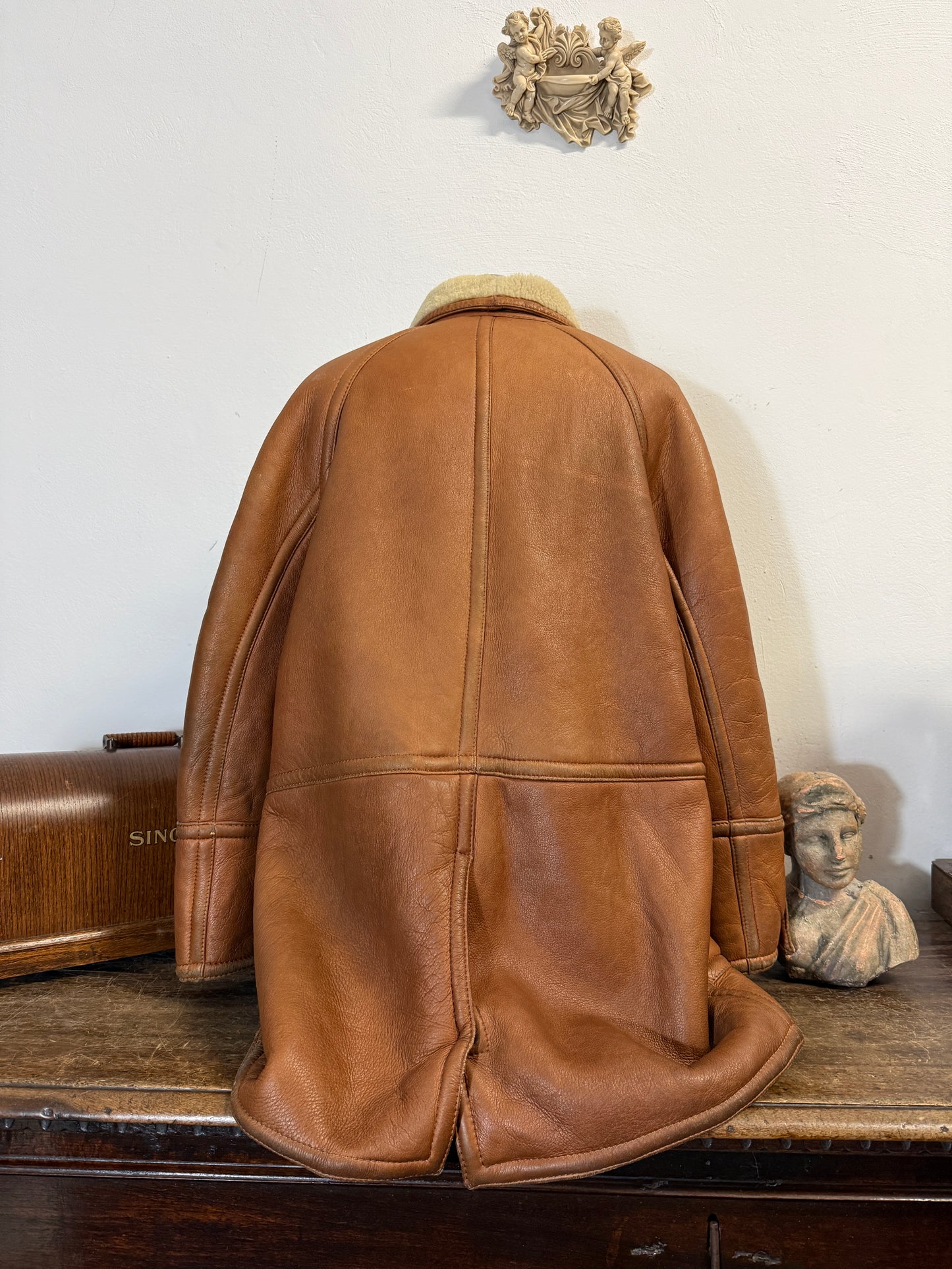 Vintage 80’s Shearling Jacket “XL”