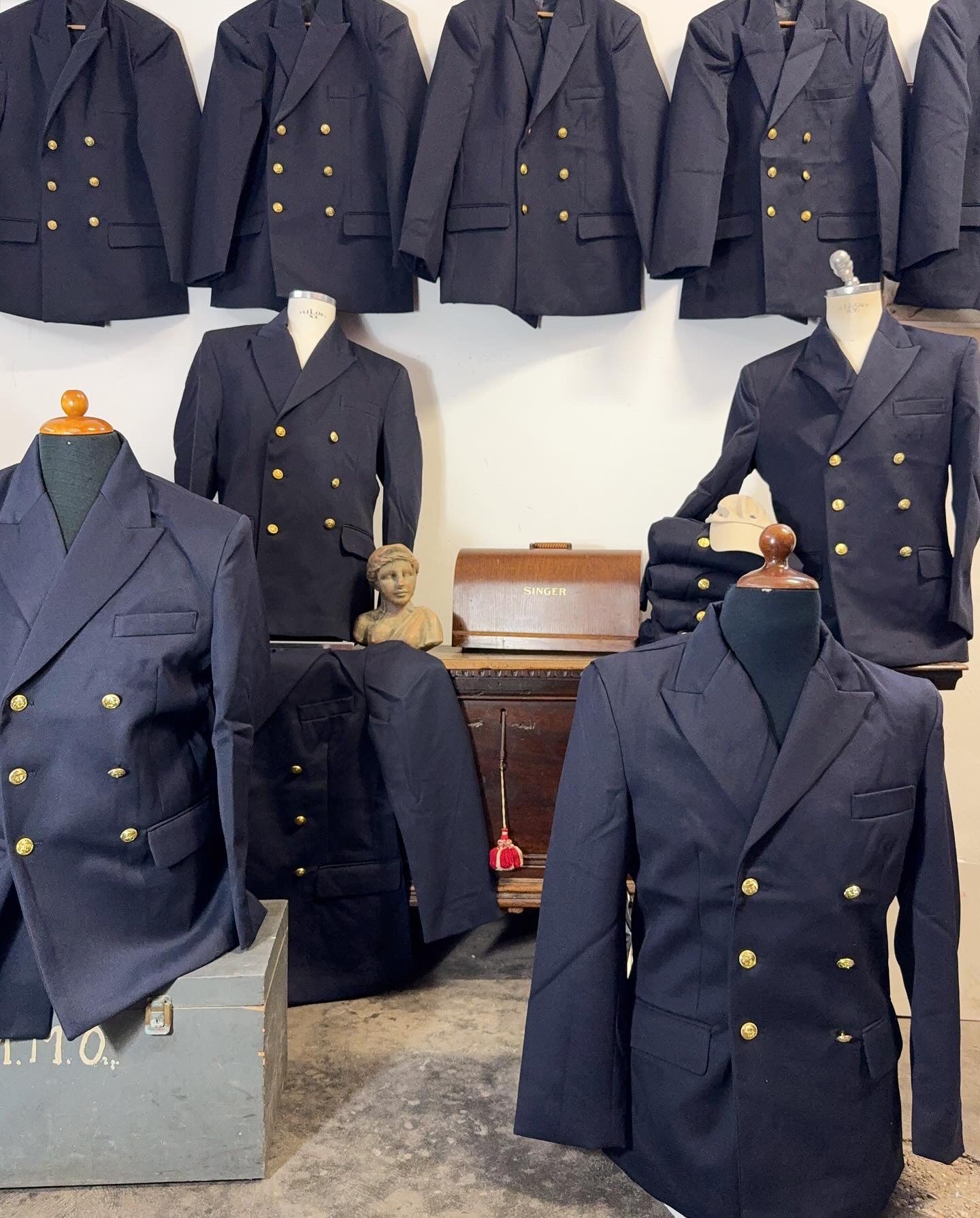 Double Breasted Navy Jacket