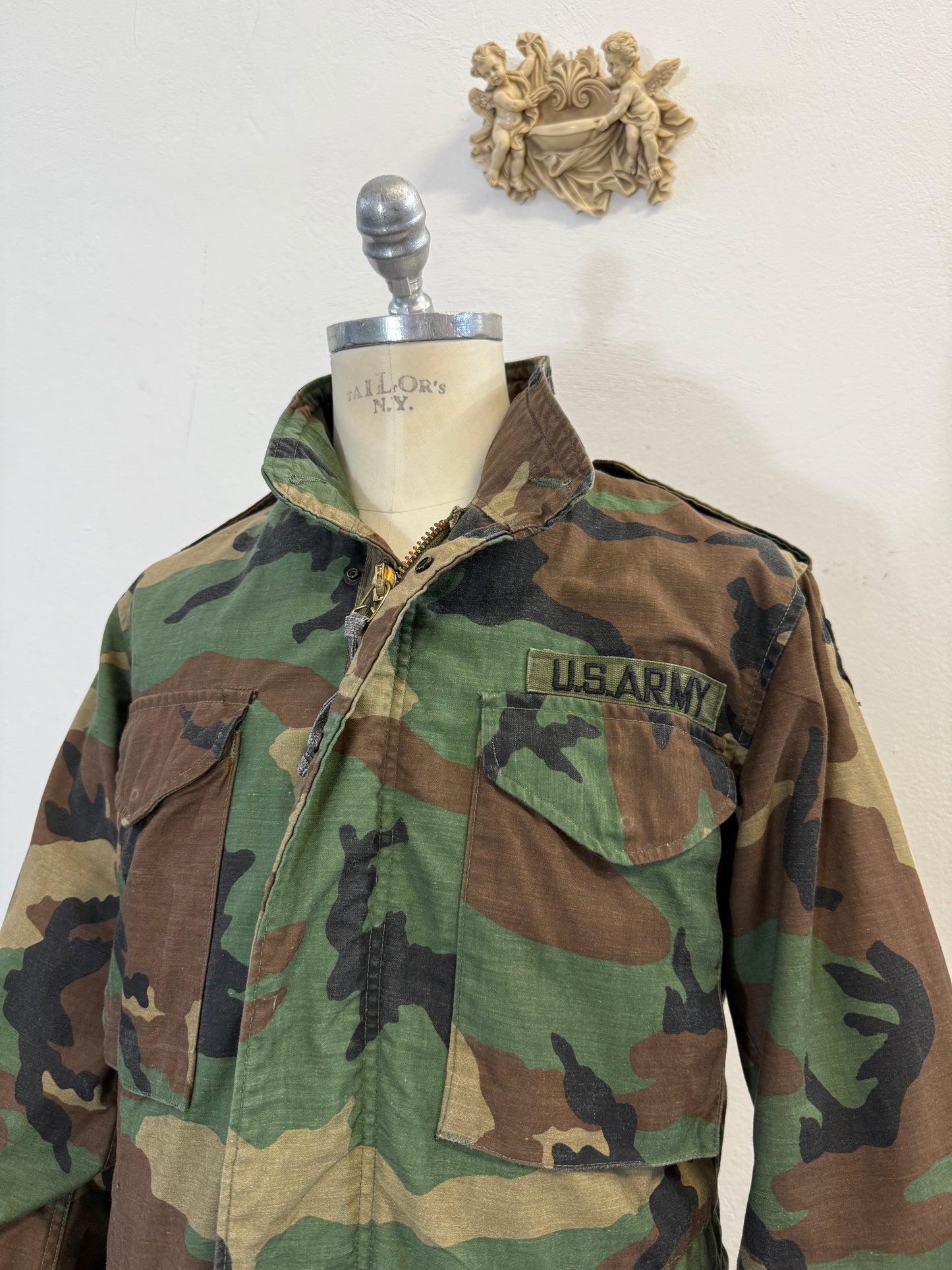 Vintage Woodland Field Jacket M65 Us Army “M”
