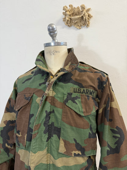 Vintage Woodland Field Jacket M65 Us Army “M”