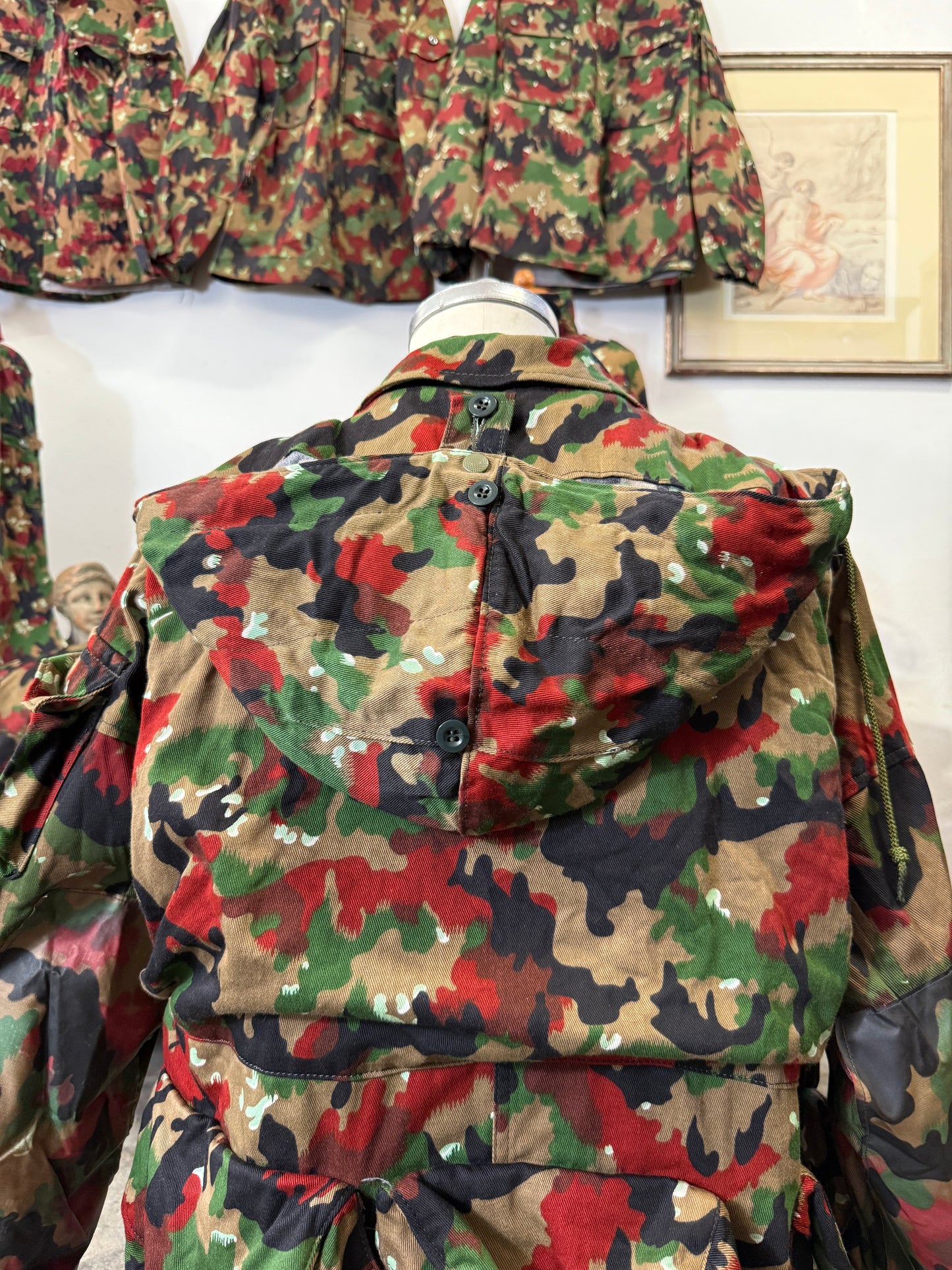 Vintage Swiss Army Camo Jacket M70 “L”