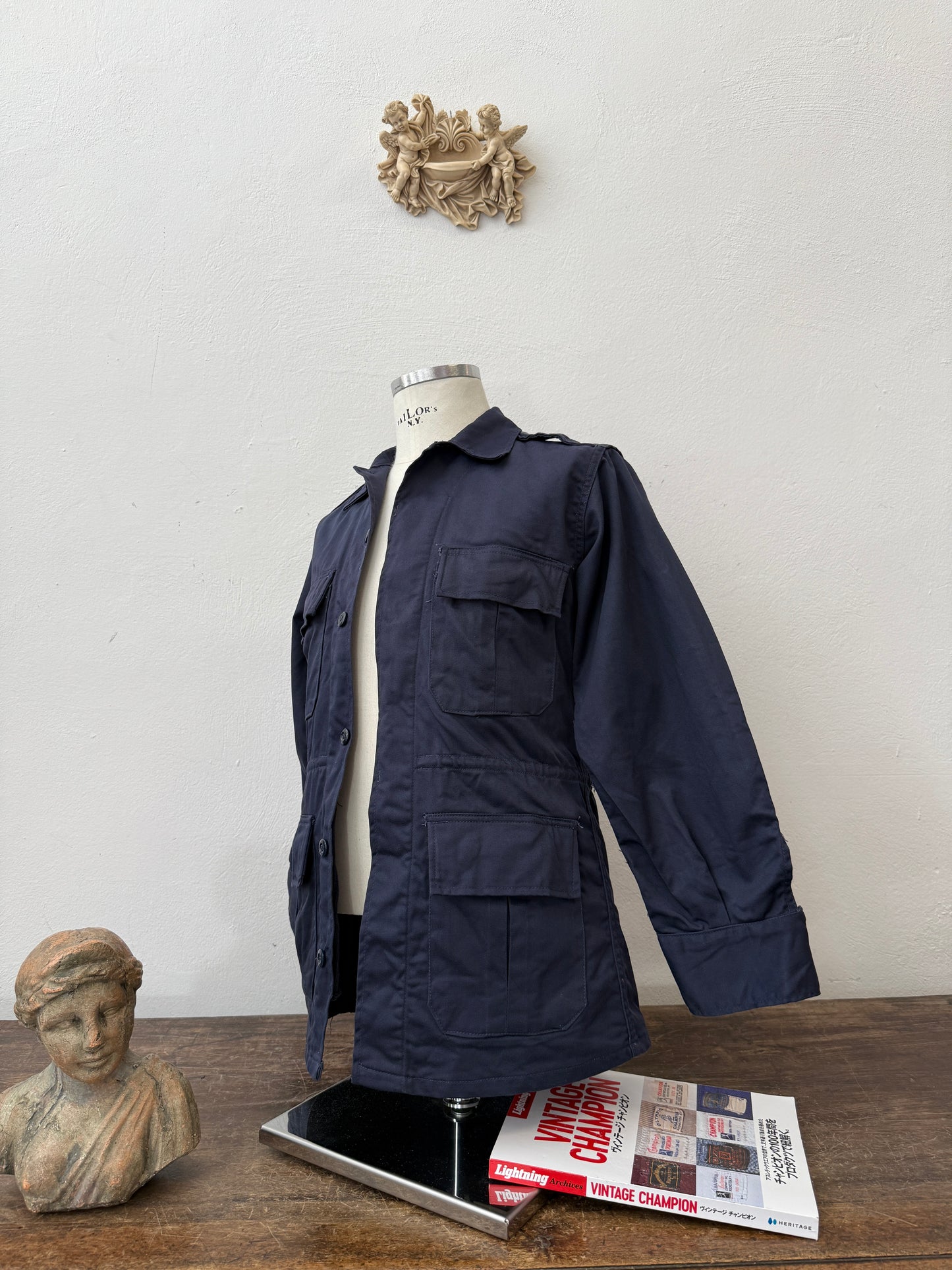Vintage Greek Army Work Jacket S”