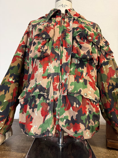 Vintage Swiss Army Camo Jacket M70 “L/XL”