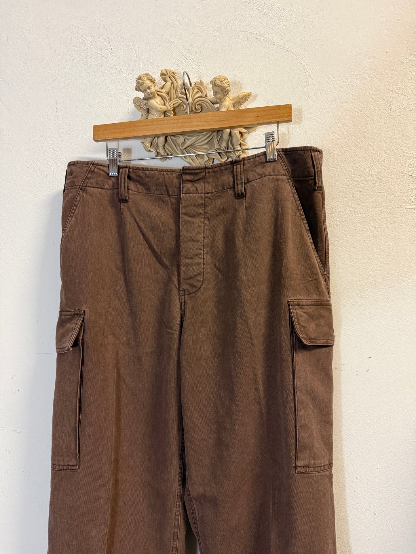 Vintage 80’s German Army Moleskin Cargo Pants “W36”