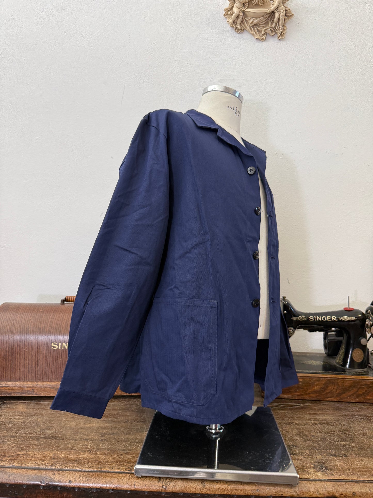 Deadstock 90’s German Army Work Jacket HBT “L”