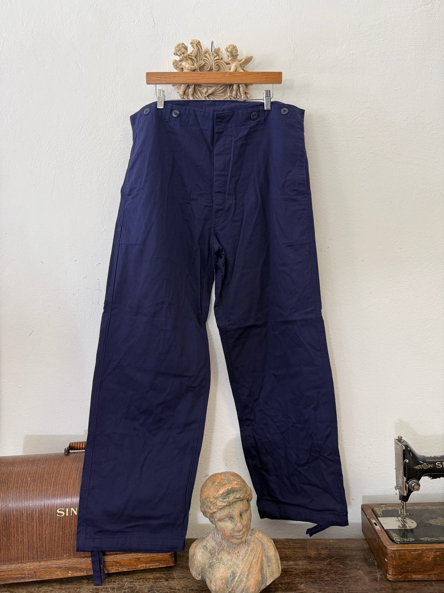 Vintage German Army Work Pants HBT “W36”