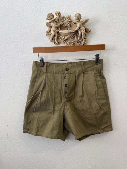 Vintage Italian Army Shorts