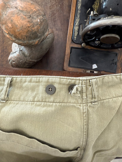 Vintage 80’s German Army Cargo Pants - Sand “W33~35”