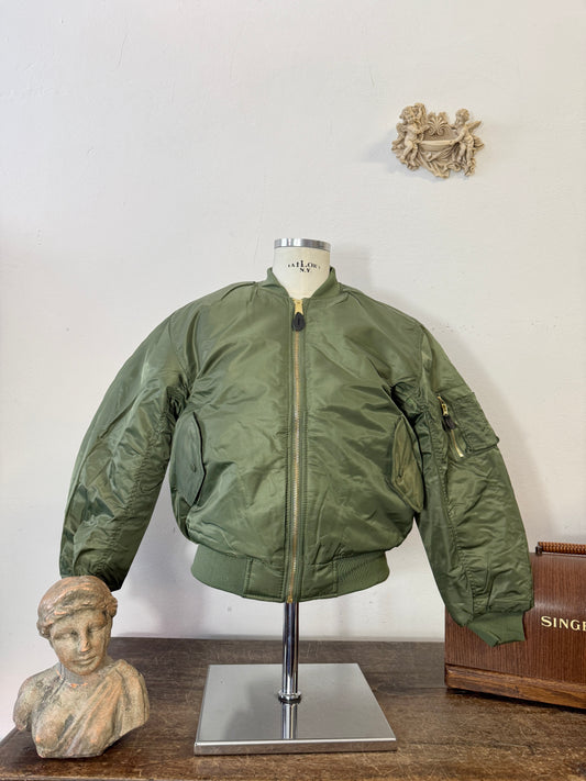 Olive Bomber Jacket MA1