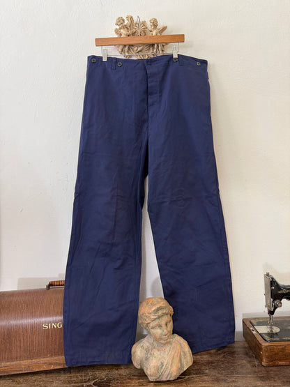 Vintage German Army Work Pants HBT “W38”