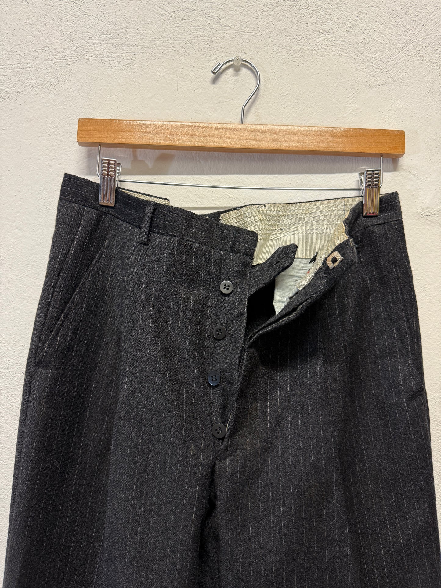 Vintage Grey Pinstripe Pants “W31”