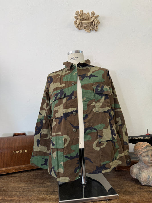 Vintage Ripstop Woodland Us Army Jacket “L”