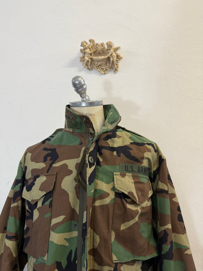 Vintage Woodland Field Jacket M65 Us Army “M”