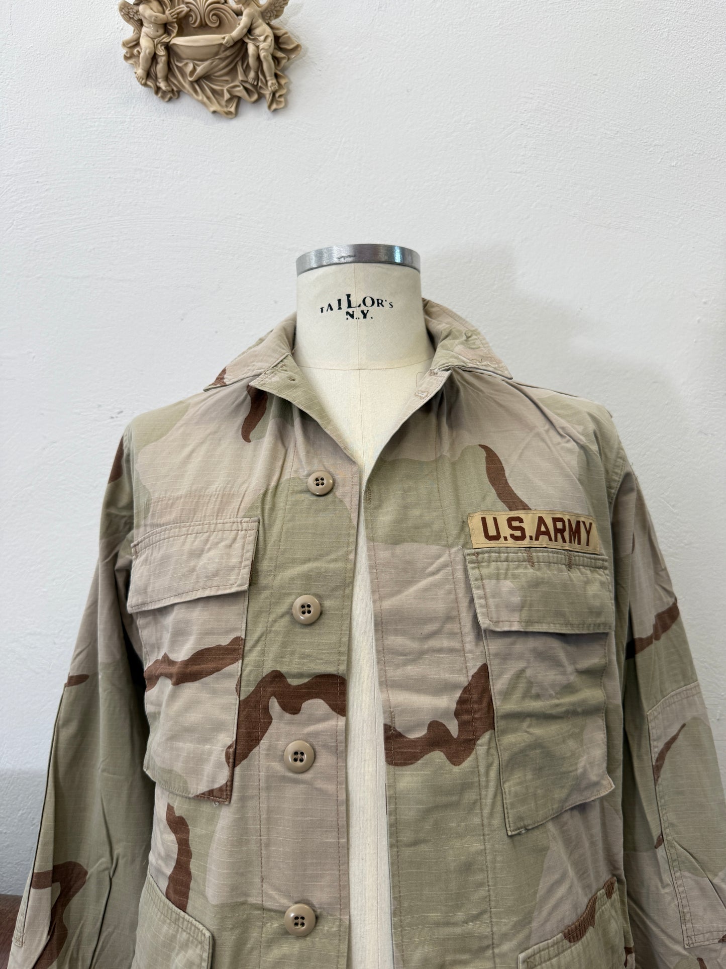 Vintage BDU Camo Jacket Ripstop US Army “S”