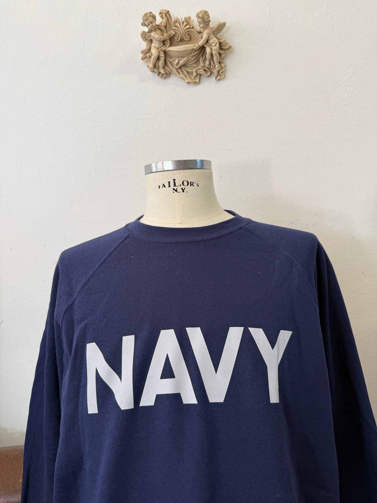 Raglan NAVY Sweatshirt - Mister Archive®
